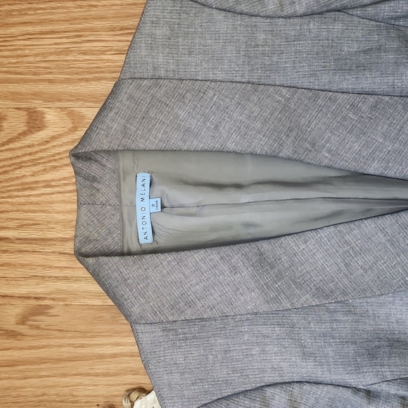 Antonio Melani Blazer Tailored Syyle Grey Jacket - Picture 3 of 7